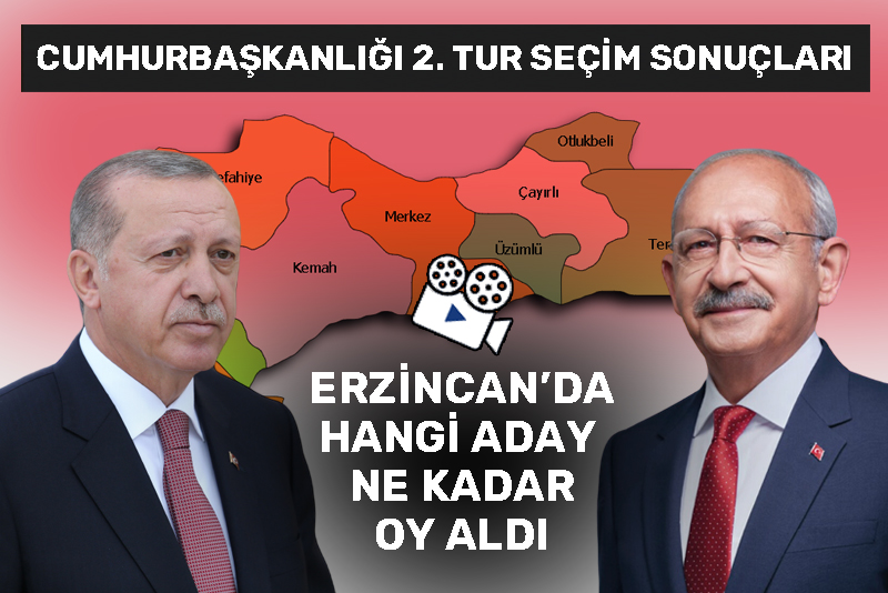 Cumhurbaşkanlığı 2. Tur Erzincan seçim sonuçları