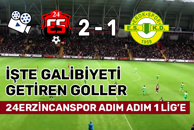 24Erzincanspor adım adım 1. Lig'e