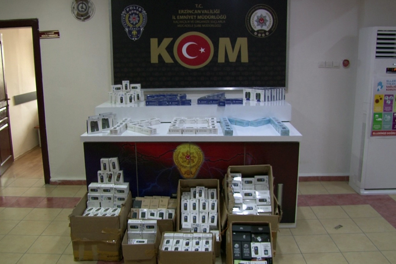 Erzincan polisi kaçakçılara göz açtırmadı