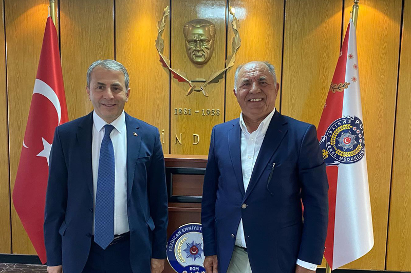 İş İnsanı Kaçmaz Erzincan'da gazetecilerle buluştu 