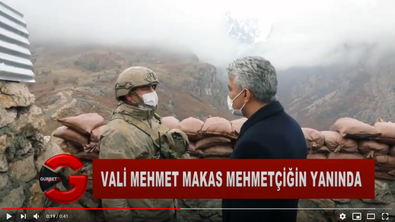 Vali Makas'tan mehmetçiğe ziyaret